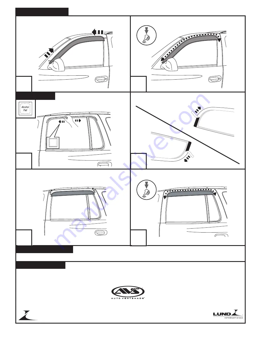 Auto Ventshade Aerovisor Скачать руководство пользователя страница 2