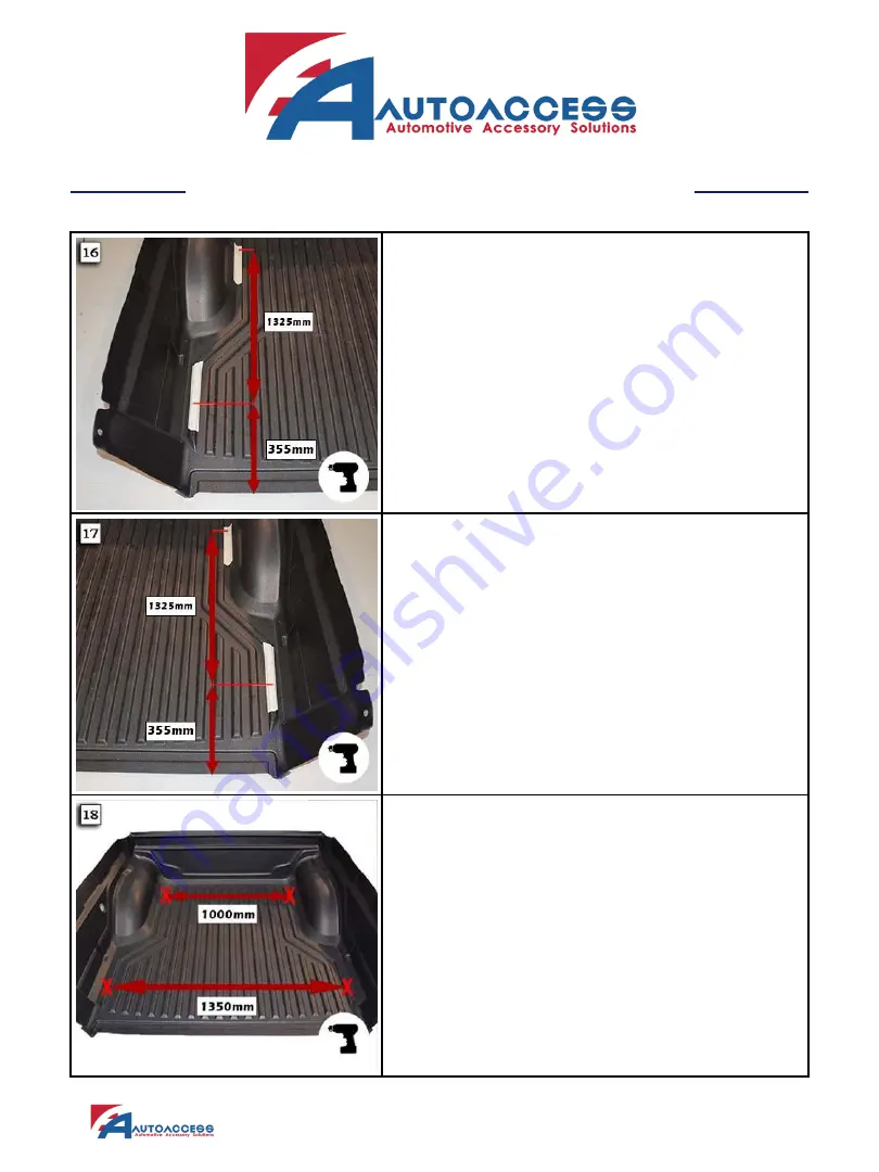 AUTOACCESS Bedslide type III Installation Manual Download Page 8