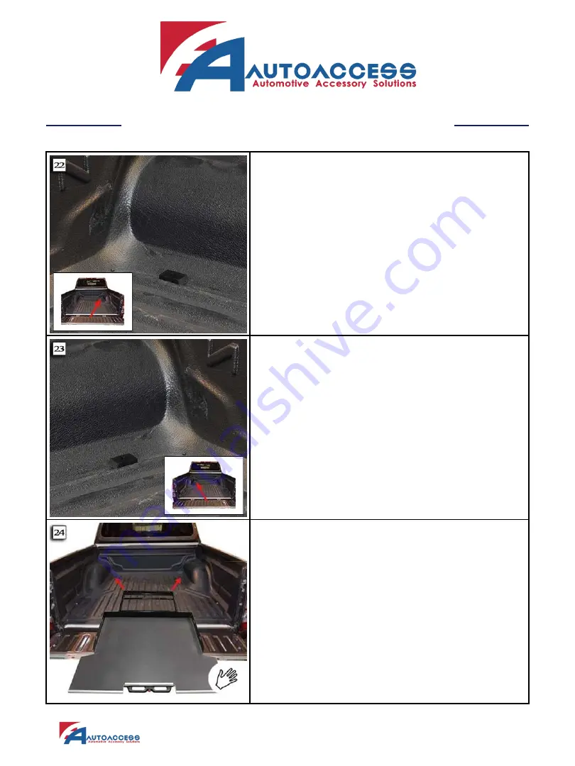 AUTOACCESS Bedslide type III Installation Manual Download Page 10