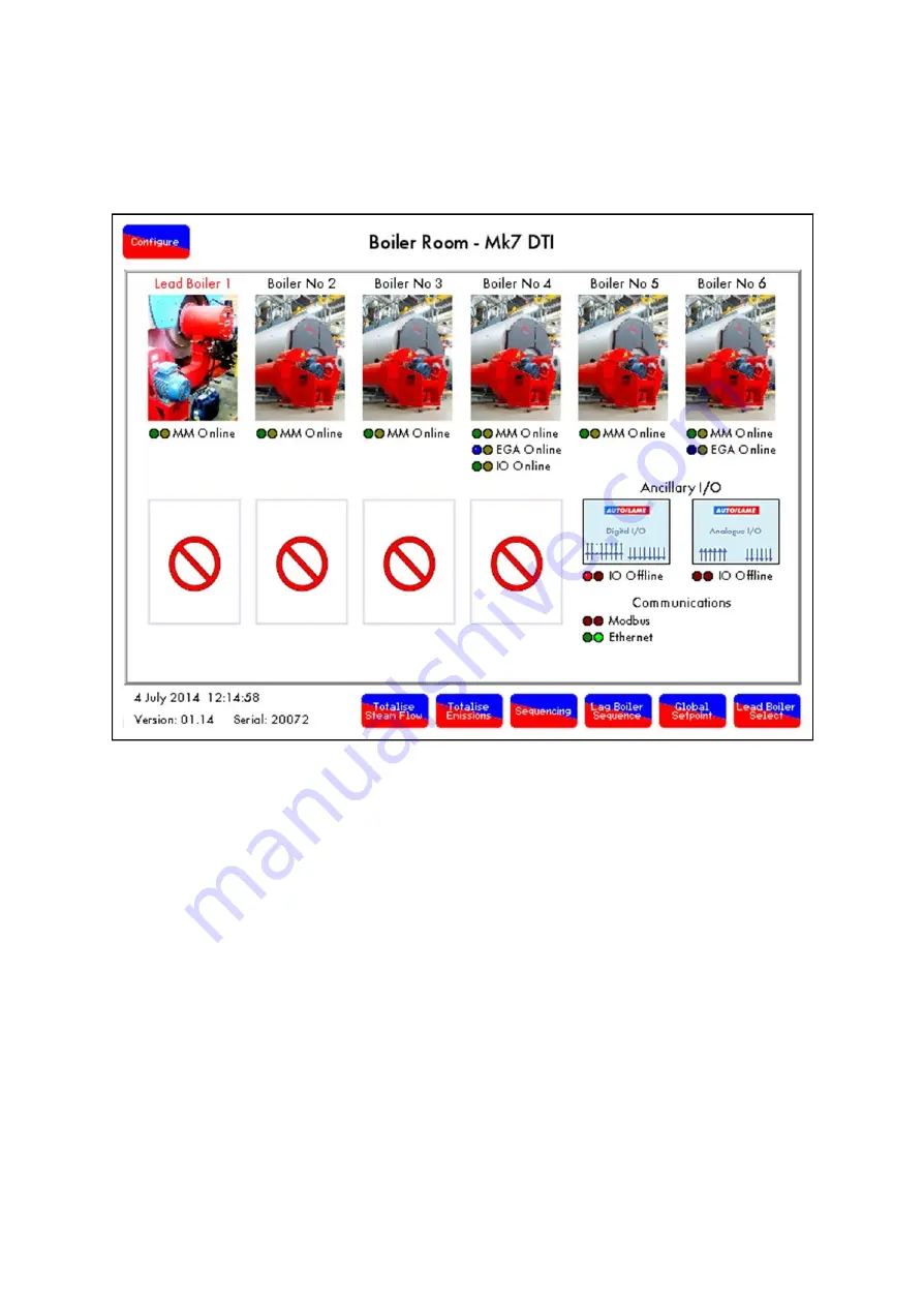 AUTOFLAME Mk7 Setup Manual Download Page 100