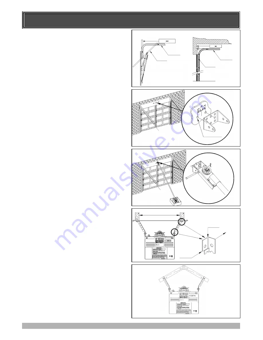 Automatic Technology GDO-2 SecuraLift Installation Instructions Manual Download Page 10