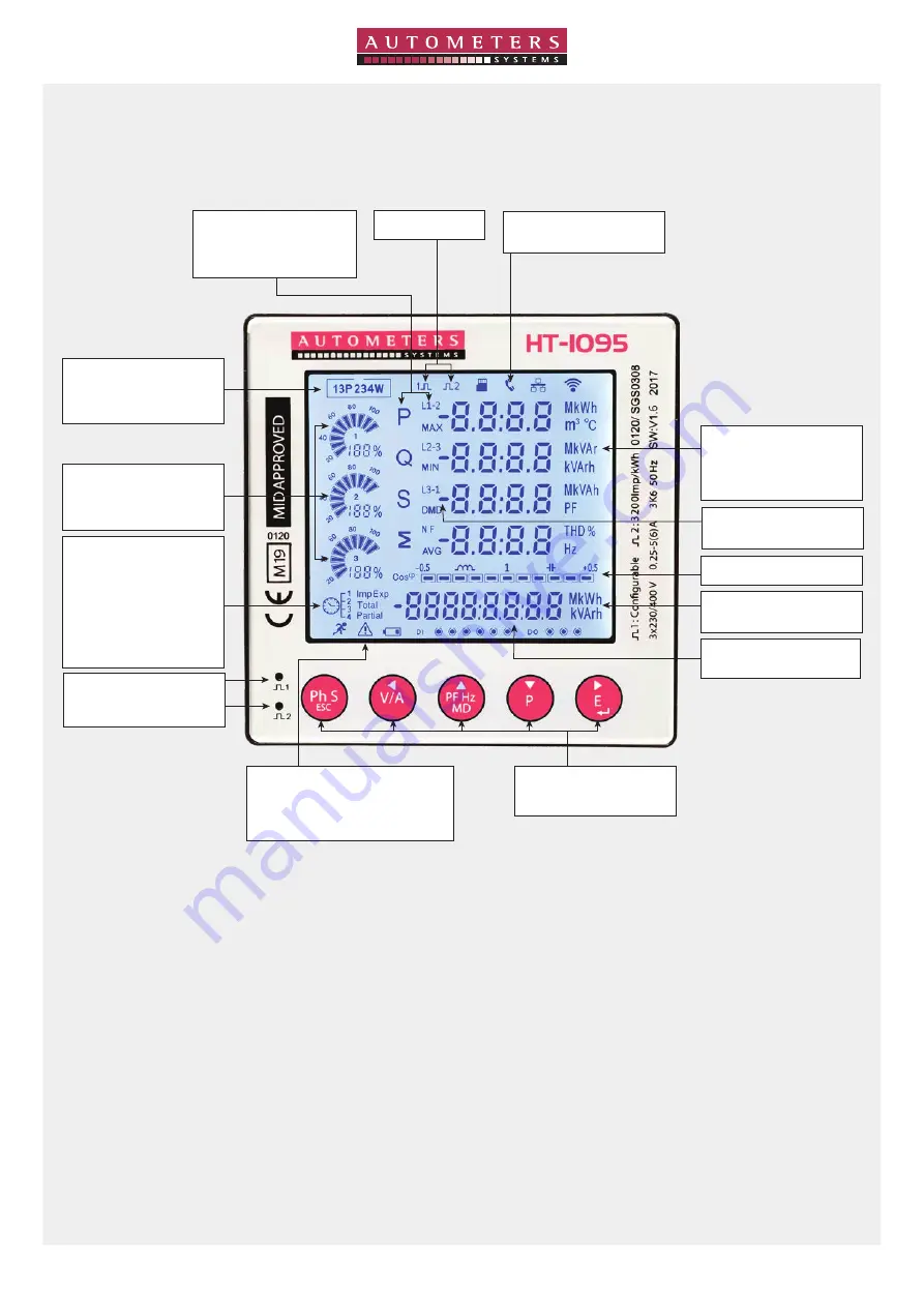 Autometers Systems HORIZON HT-1095 Скачать руководство пользователя страница 9