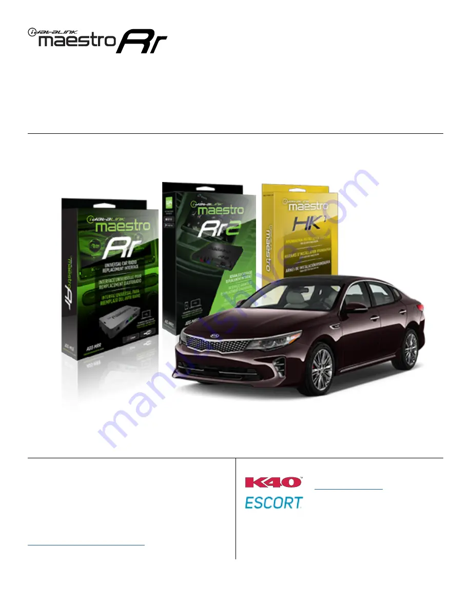 Automotive Data Solutions iDatalink Maestro RR Скачать руководство пользователя страница 86