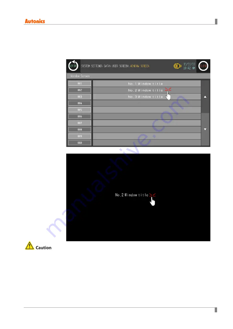 Autonics LP-S070 User Manual Download Page 123