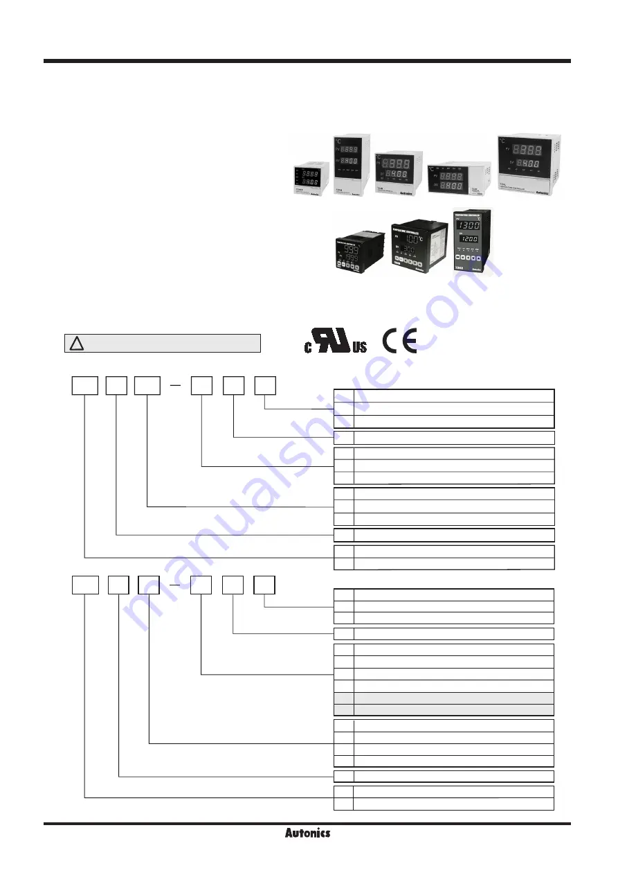 Autonics TNZ Series Manual Download Page 1