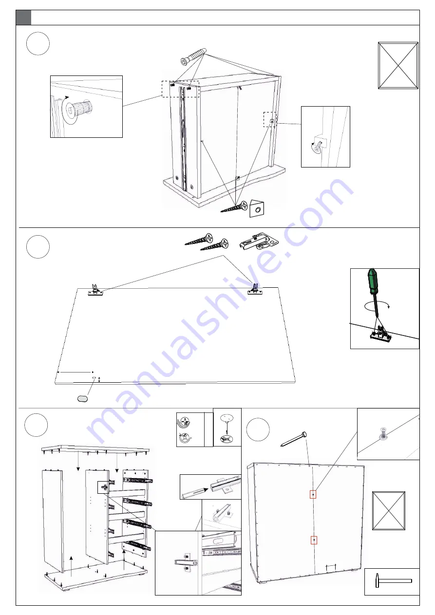 avaks nabytok REA Wave 6 Assembly Instructions Manual Download Page 6