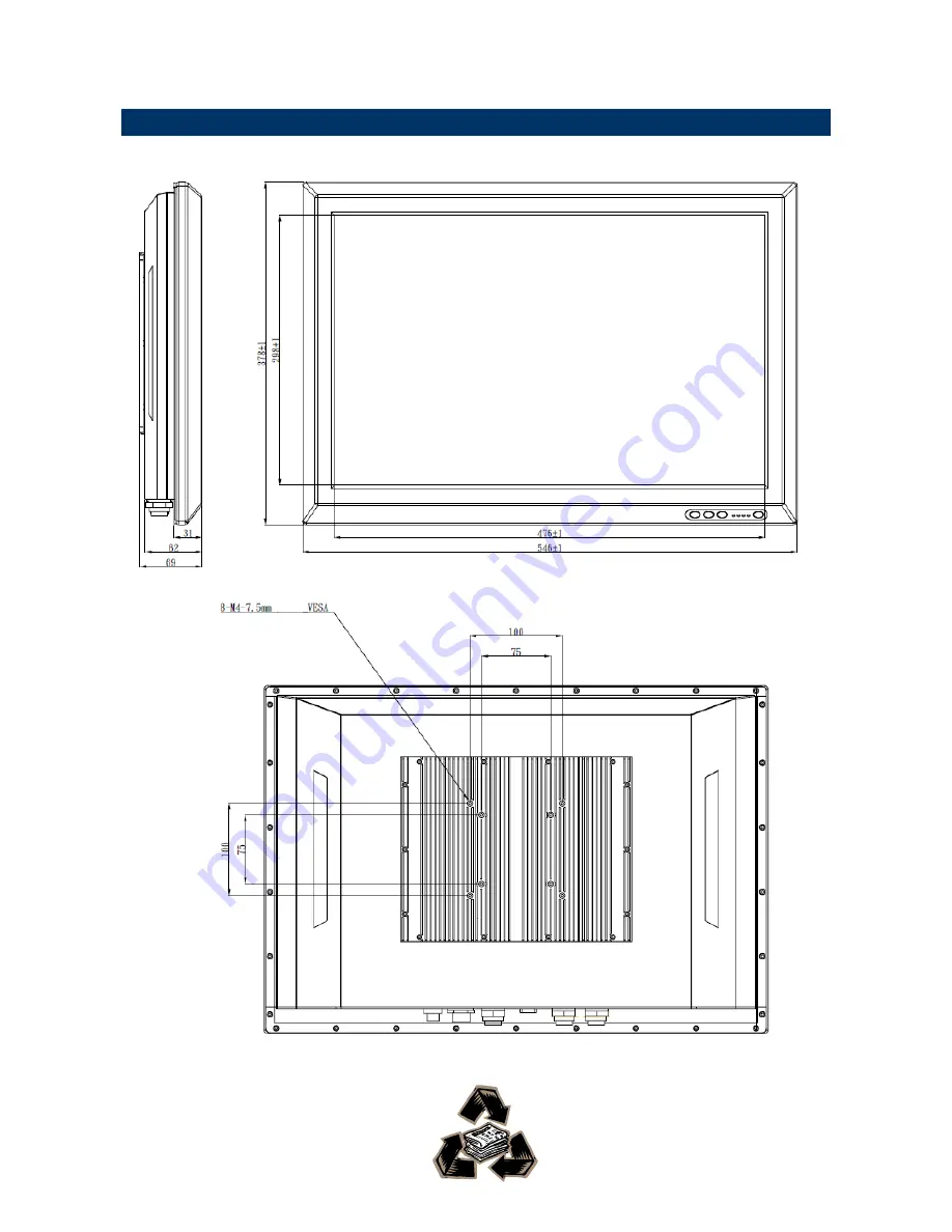 Avalue Technology SPC-22W7 Quick Reference Manual Download Page 8