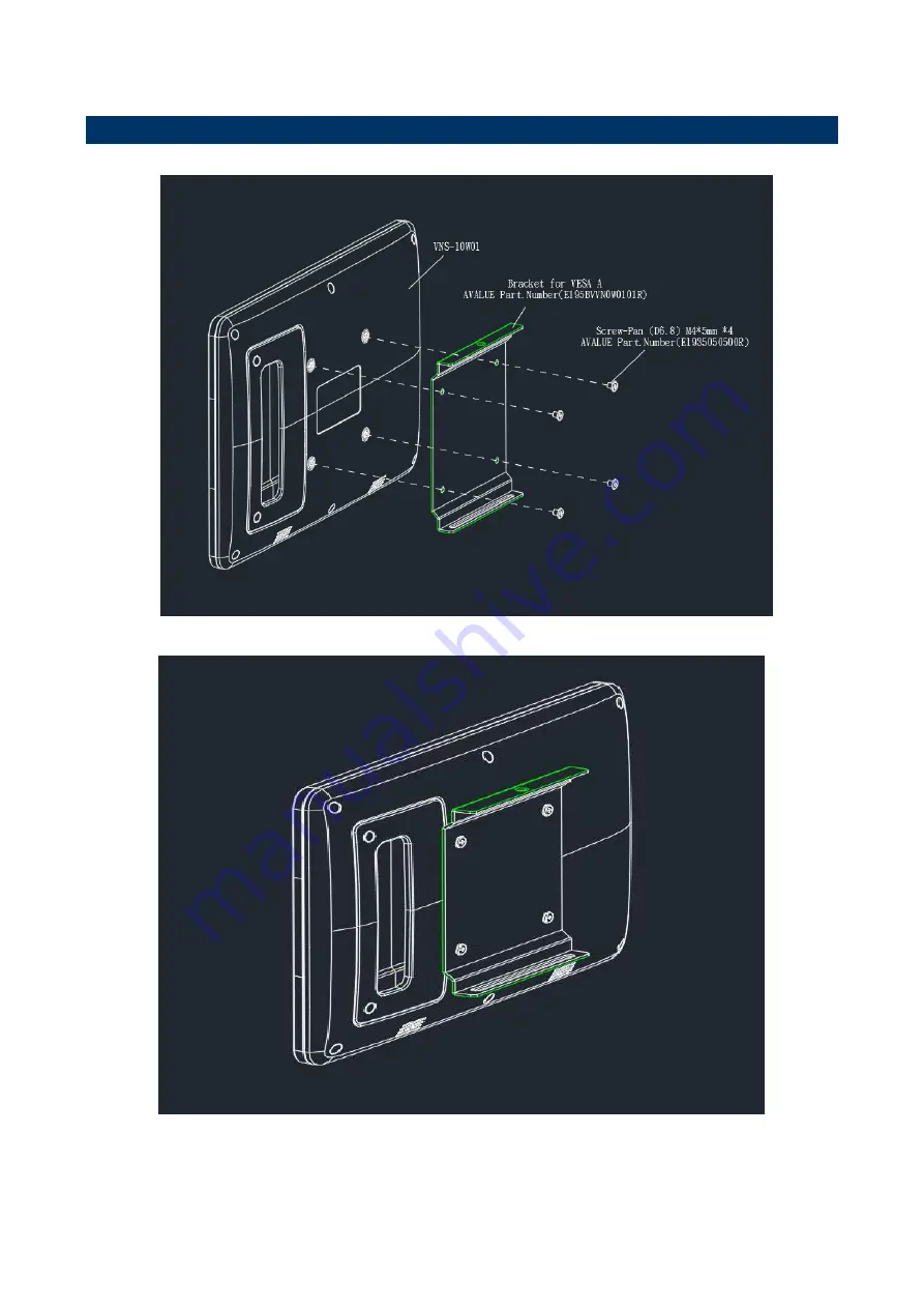 Avalue Technology VNS-10W01 Quick Reference Manual Download Page 12