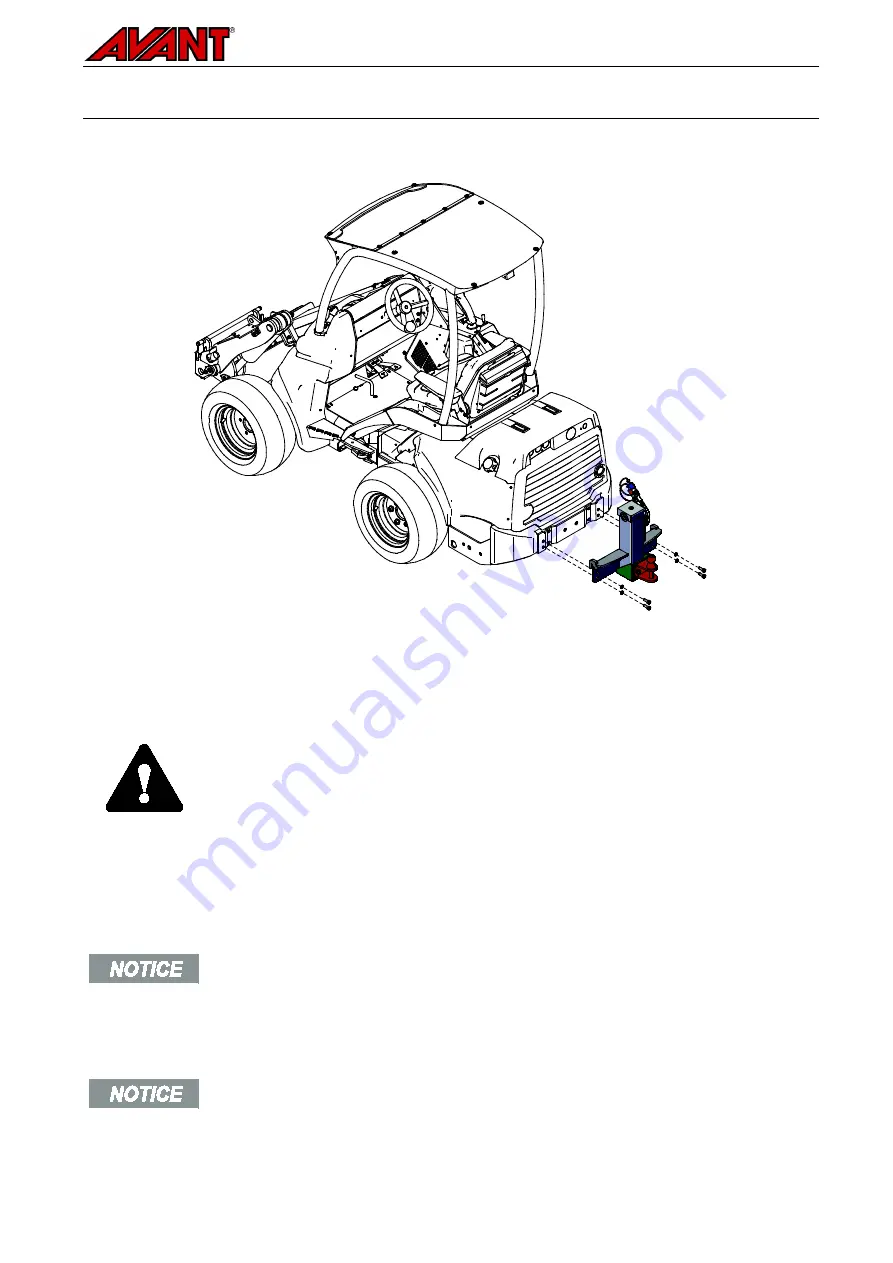 AVANT A36518 Operator'S Manual For Attachment Download Page 11