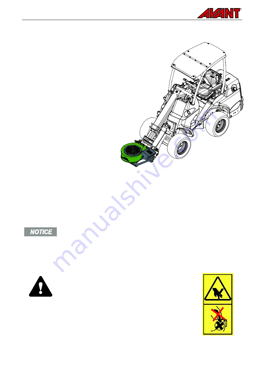 AVANT A442927 Operator'S Manual Download Page 20