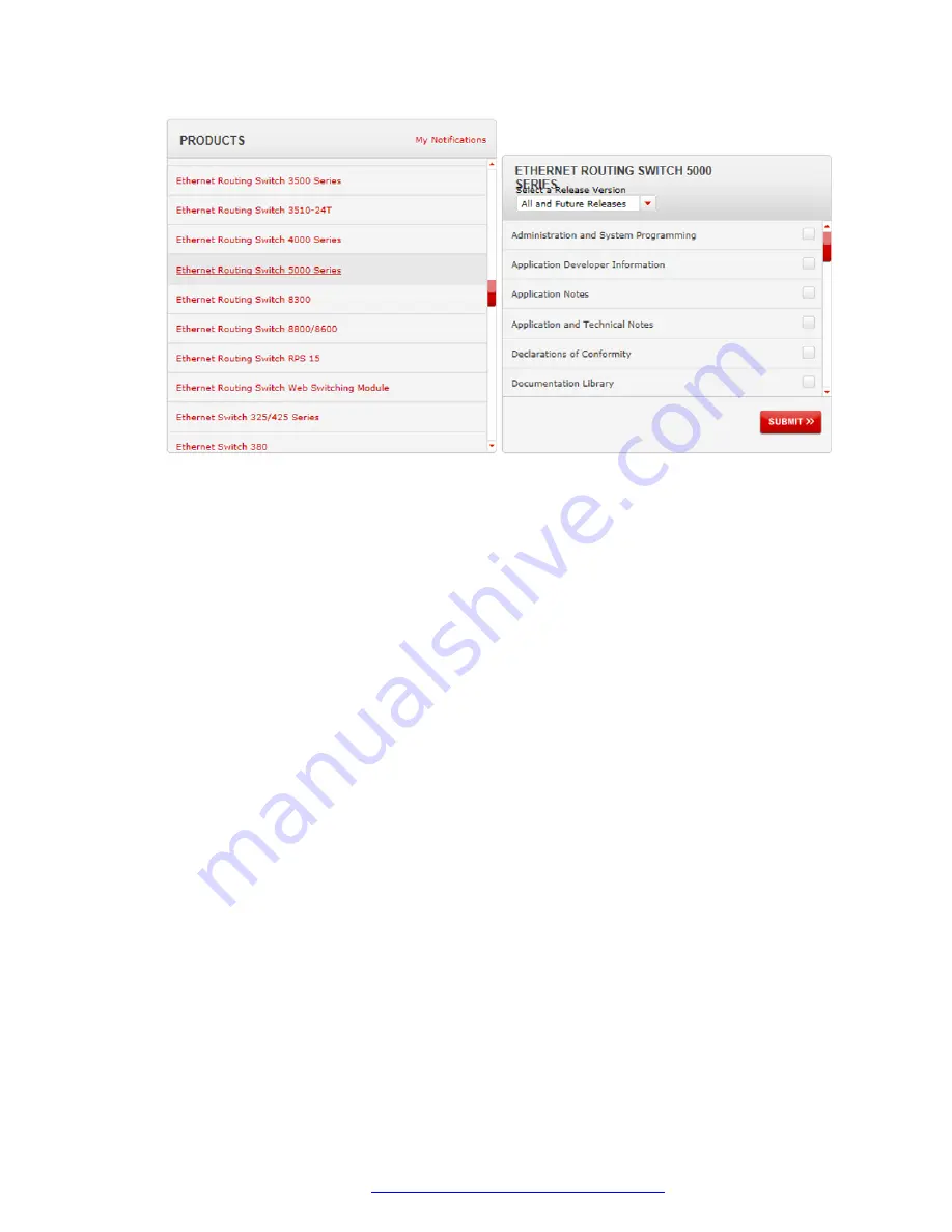 Avaya ERS3626GTS Manual Download Page 45