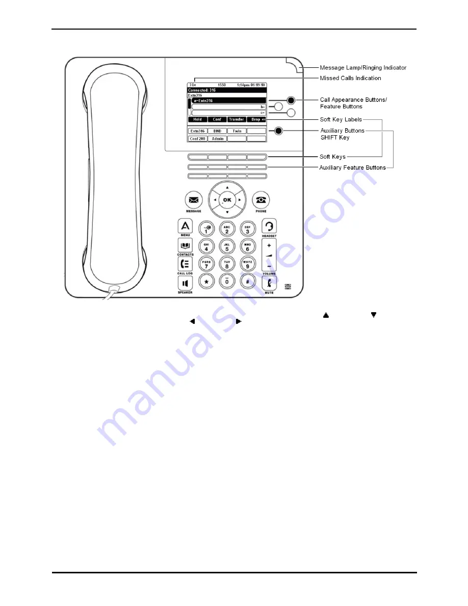 Avaya one-X Deskphone SIP 9620C Скачать руководство пользователя страница 19