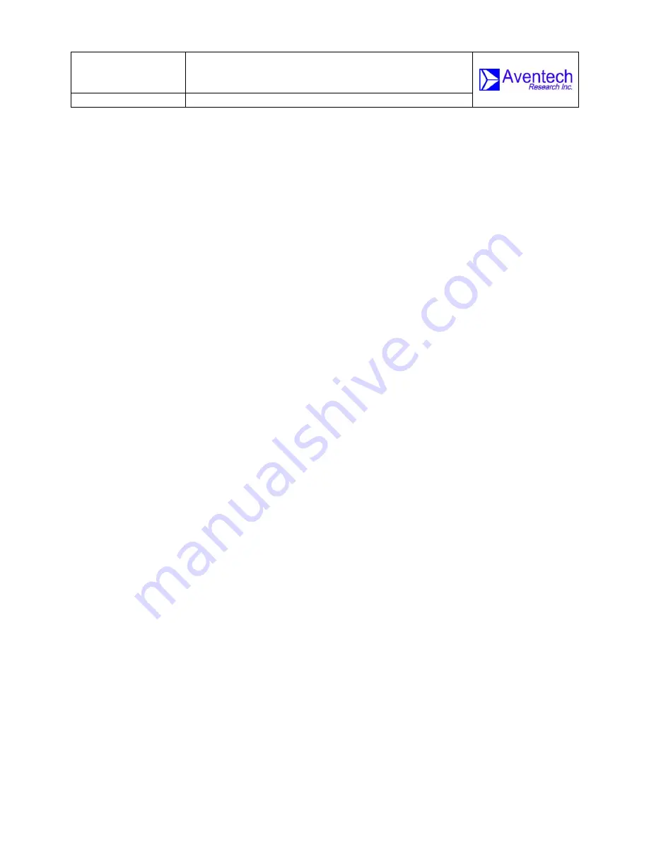 Aventech FTK100 Operating Manual Download Page 12