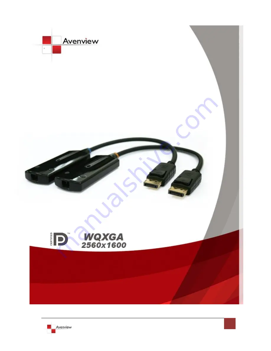 Avenview FO-DP-300-EMI Instruction Manual Download Page 1