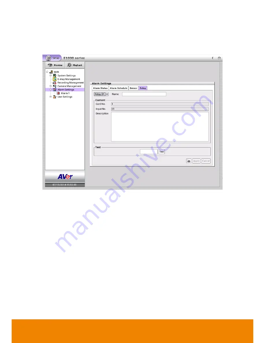 AVer E1000 Series User Manual Download Page 119