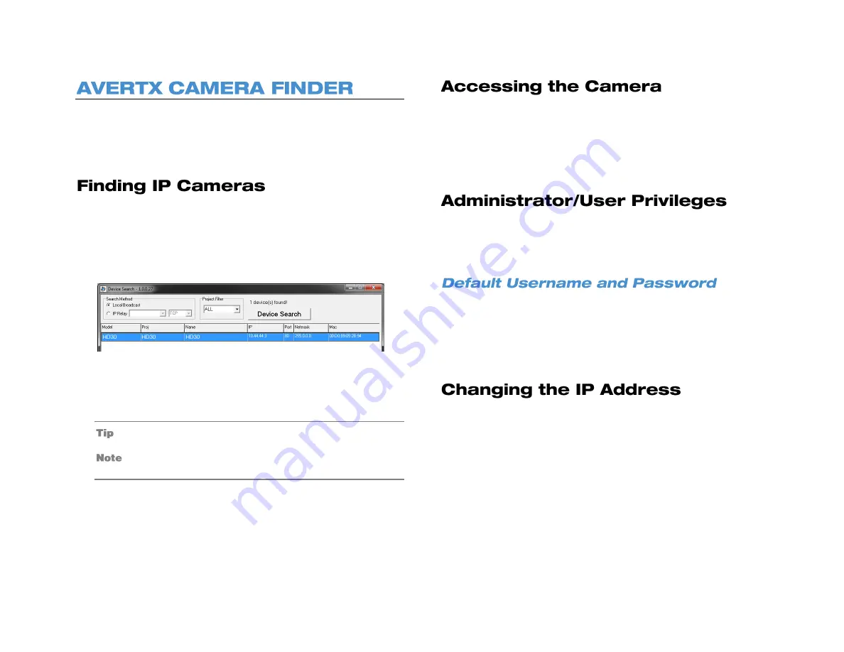 avertX HD300 User Manual Download Page 12