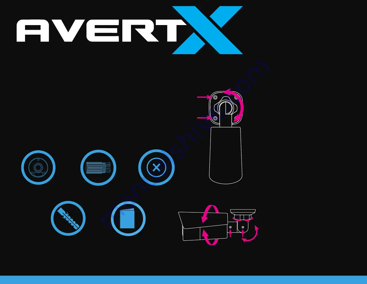 avertX HD428 Quick Start Manual Download Page 1