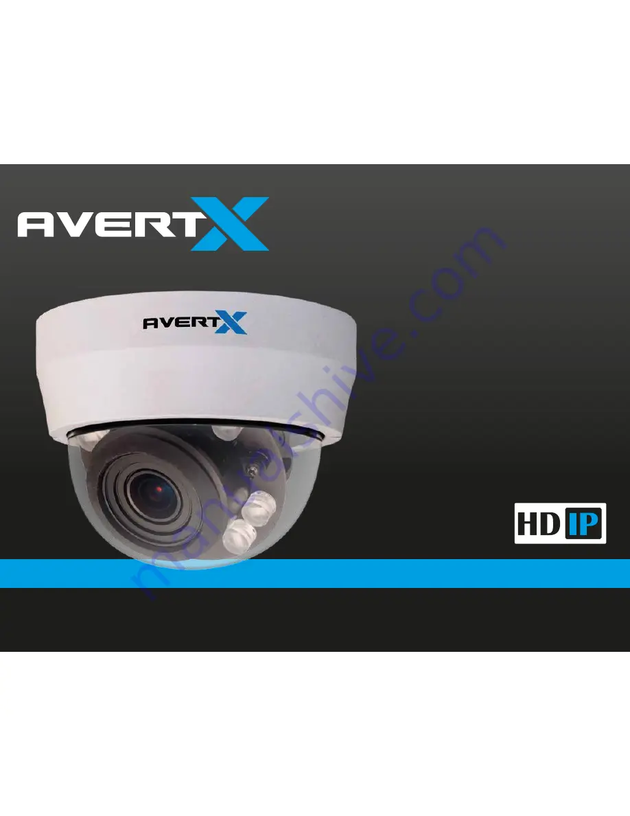 avertX HD810 Скачать руководство пользователя страница 1