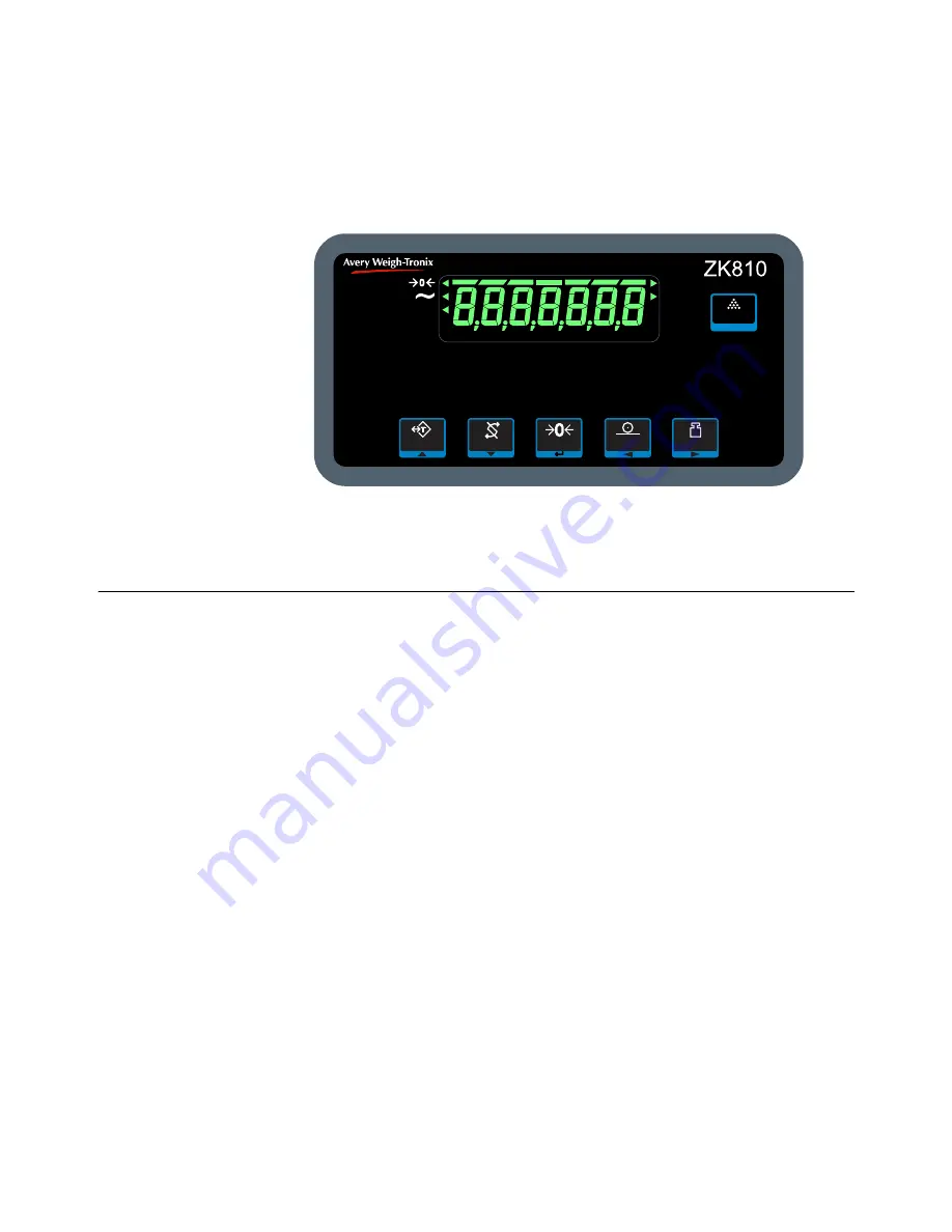 Avery Weigh-Tronix ZK810 User Instructions Download Page 9