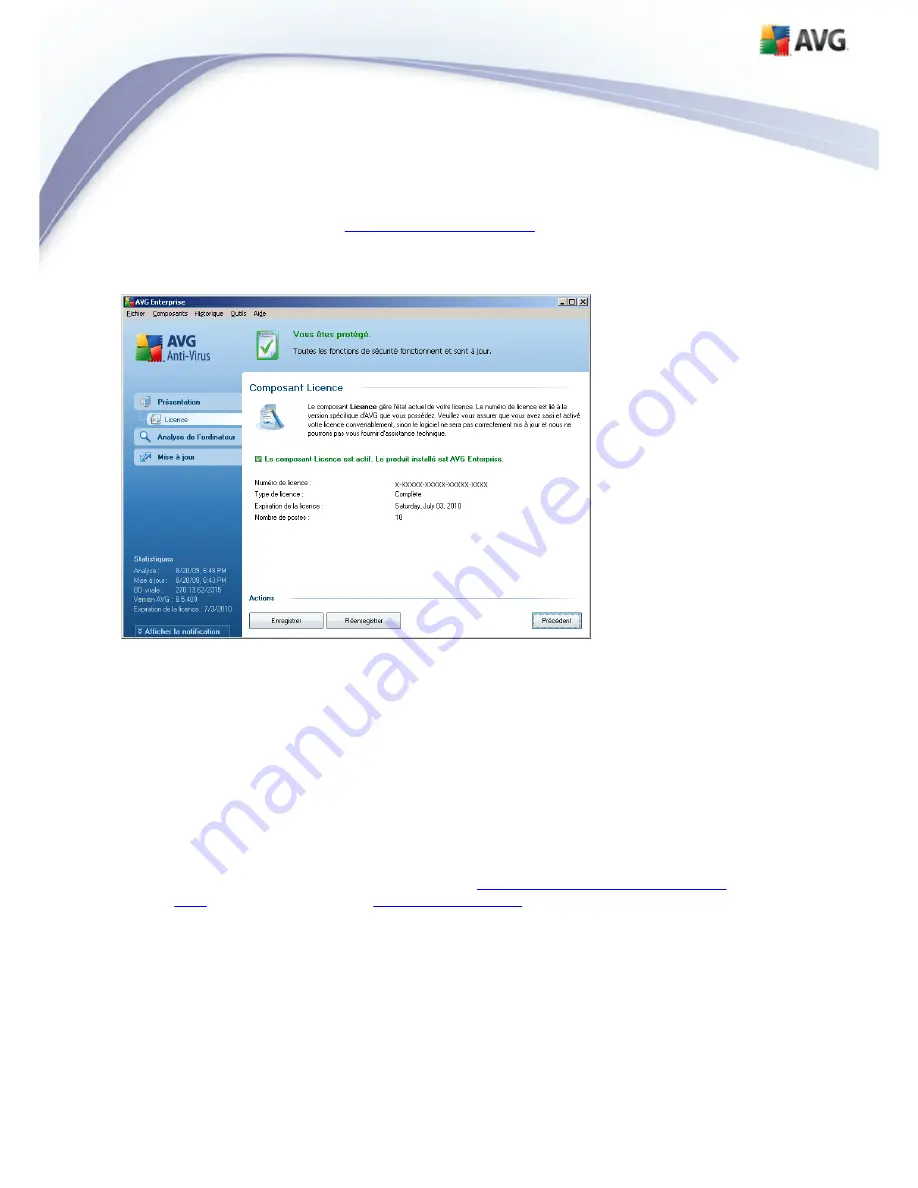 AVG 9.0 FILE SERVER User Manual Download Page 41