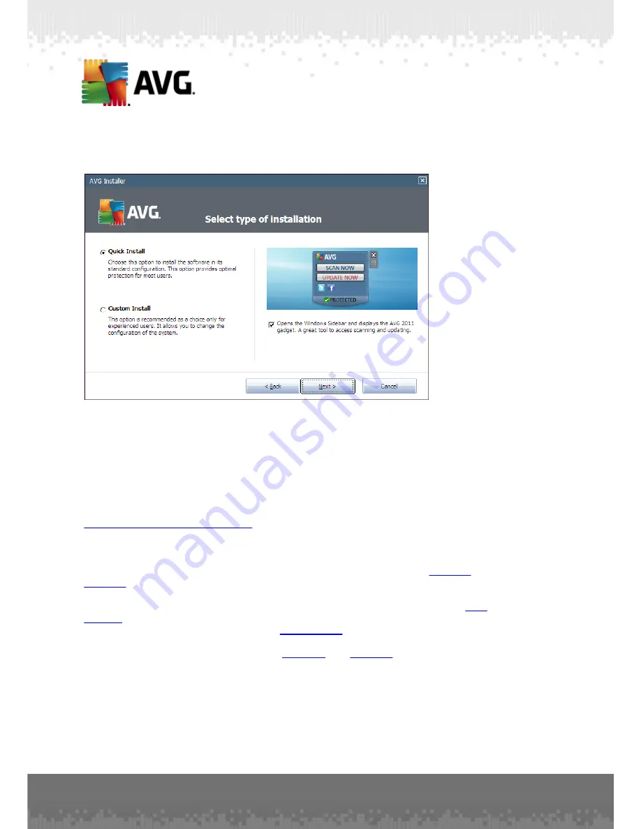 AVG ANTI-VIRUS 2011 - REV 2011.03 User Manual Download Page 13