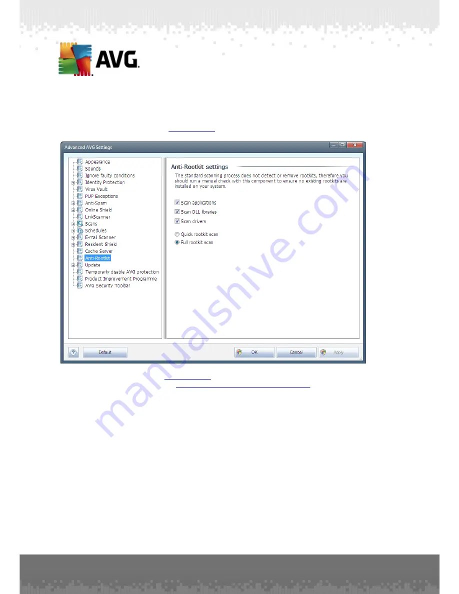 AVG ANTI-VIRUS 2011 - REV 2011.03 User Manual Download Page 142