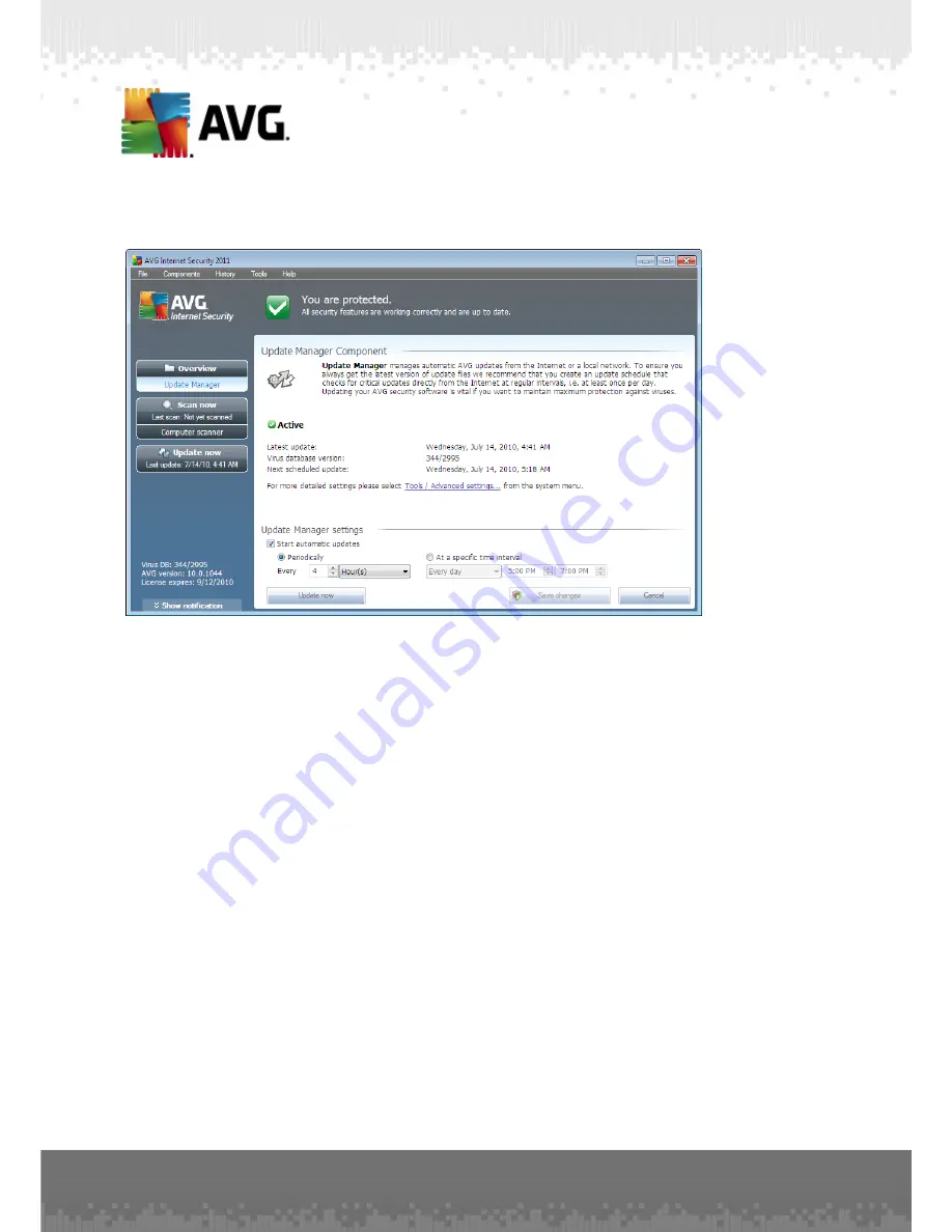 AVG ANTI-VIRUS 2011 - REV 2011.07 User Manual Download Page 52