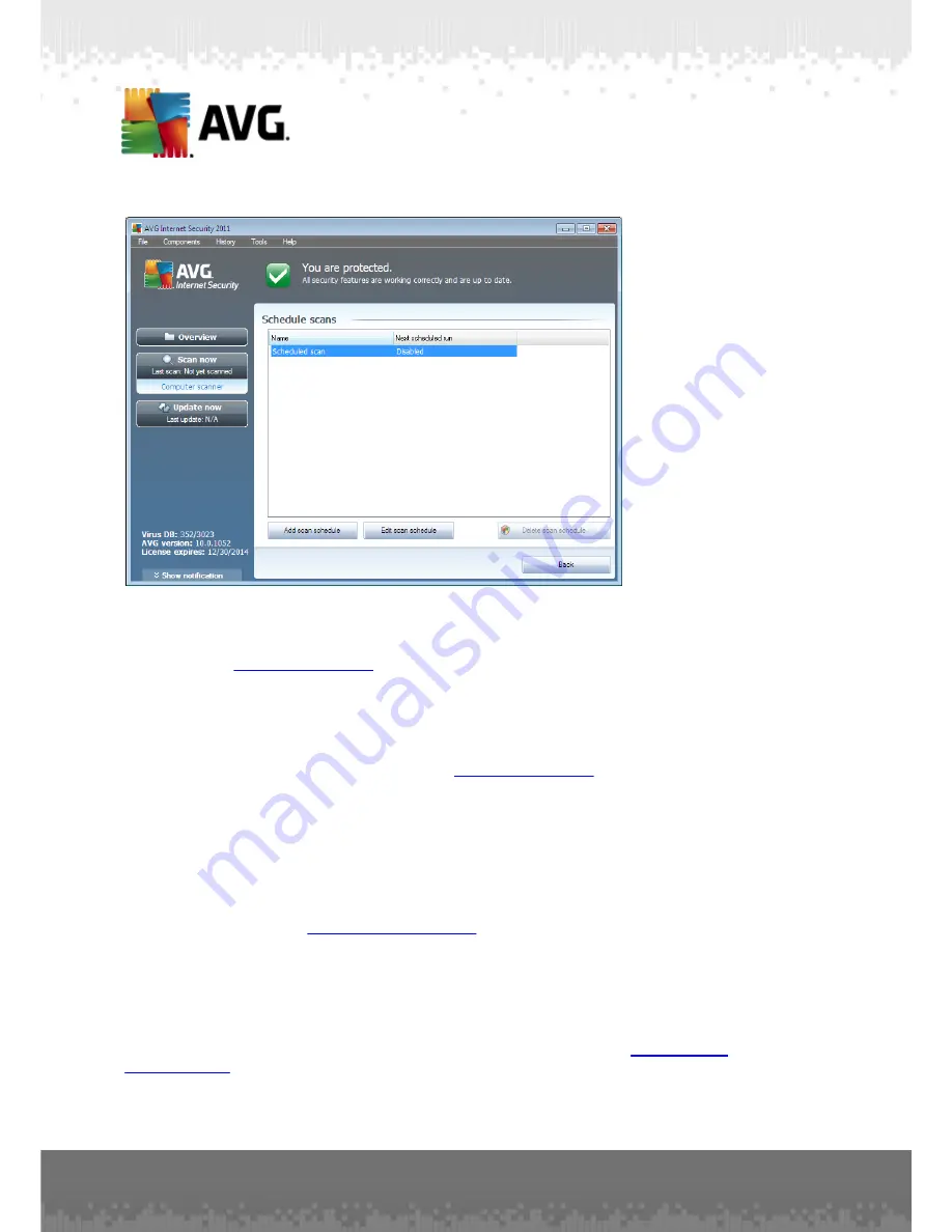 AVG ANTI-VIRUS 2011 - REV 2011.07 User Manual Download Page 187