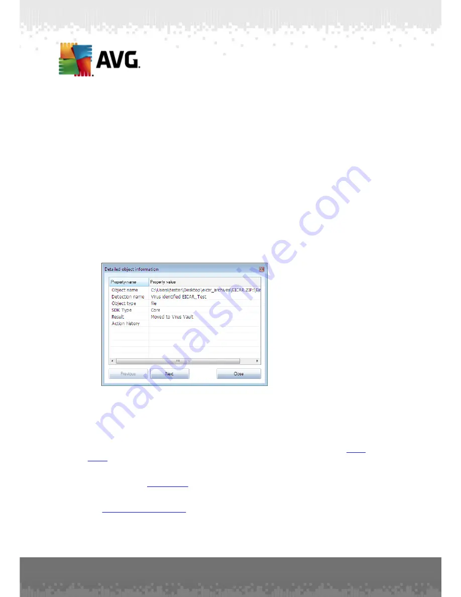 AVG ANTI-VIRUS 2011 - REV 2011.07 User Manual Download Page 199