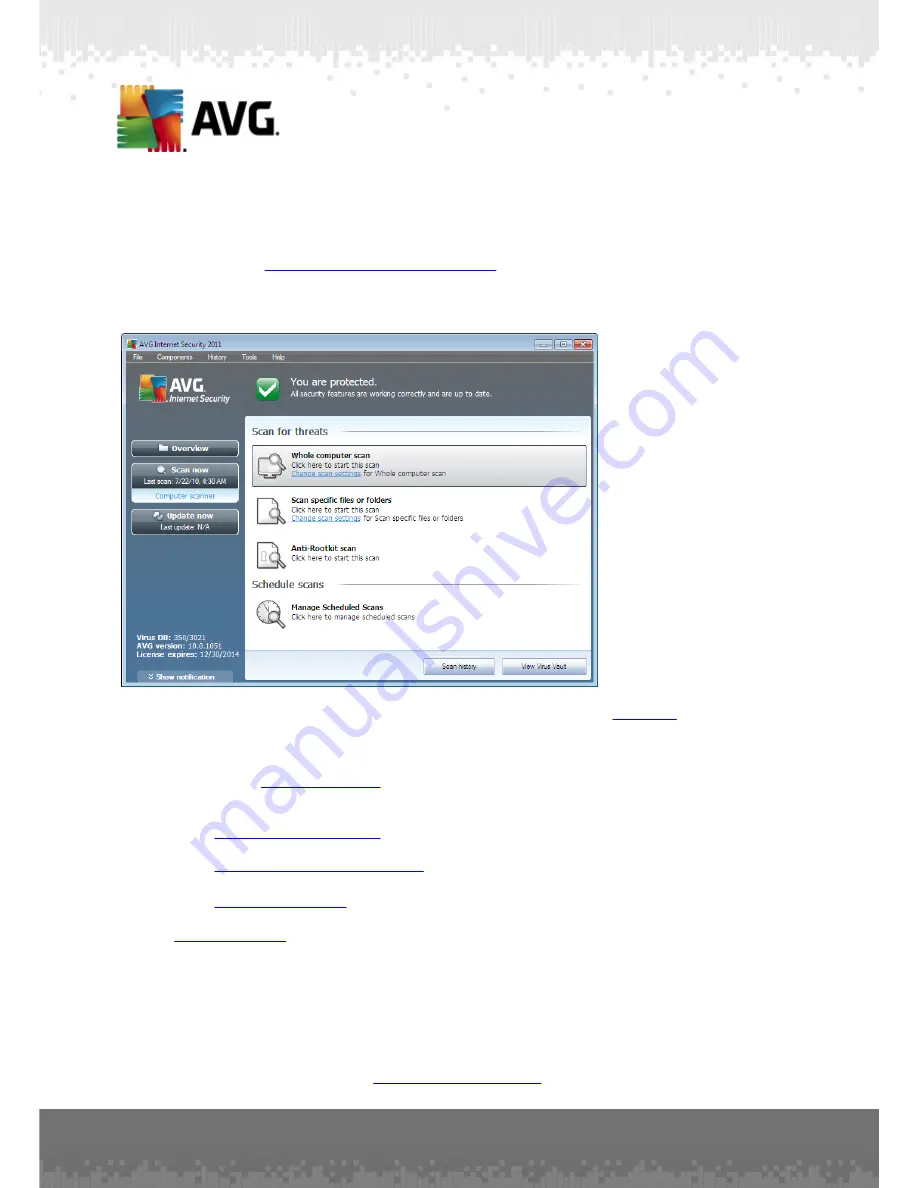 AVG ANTI-VIRUS 2011 - REV 2011.11 User Manual Download Page 171