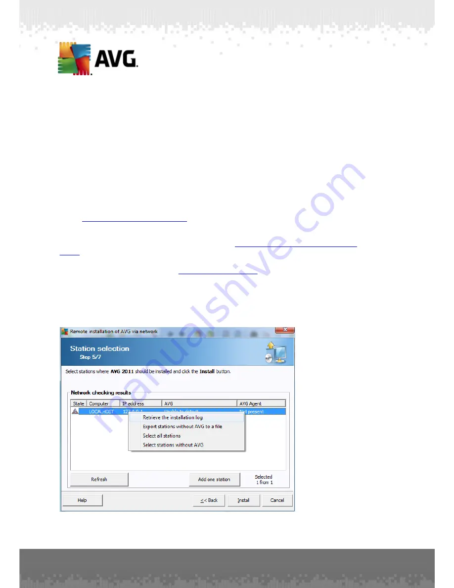 AVG Anti-Virus Business Edition 2011 User Manual Download Page 52