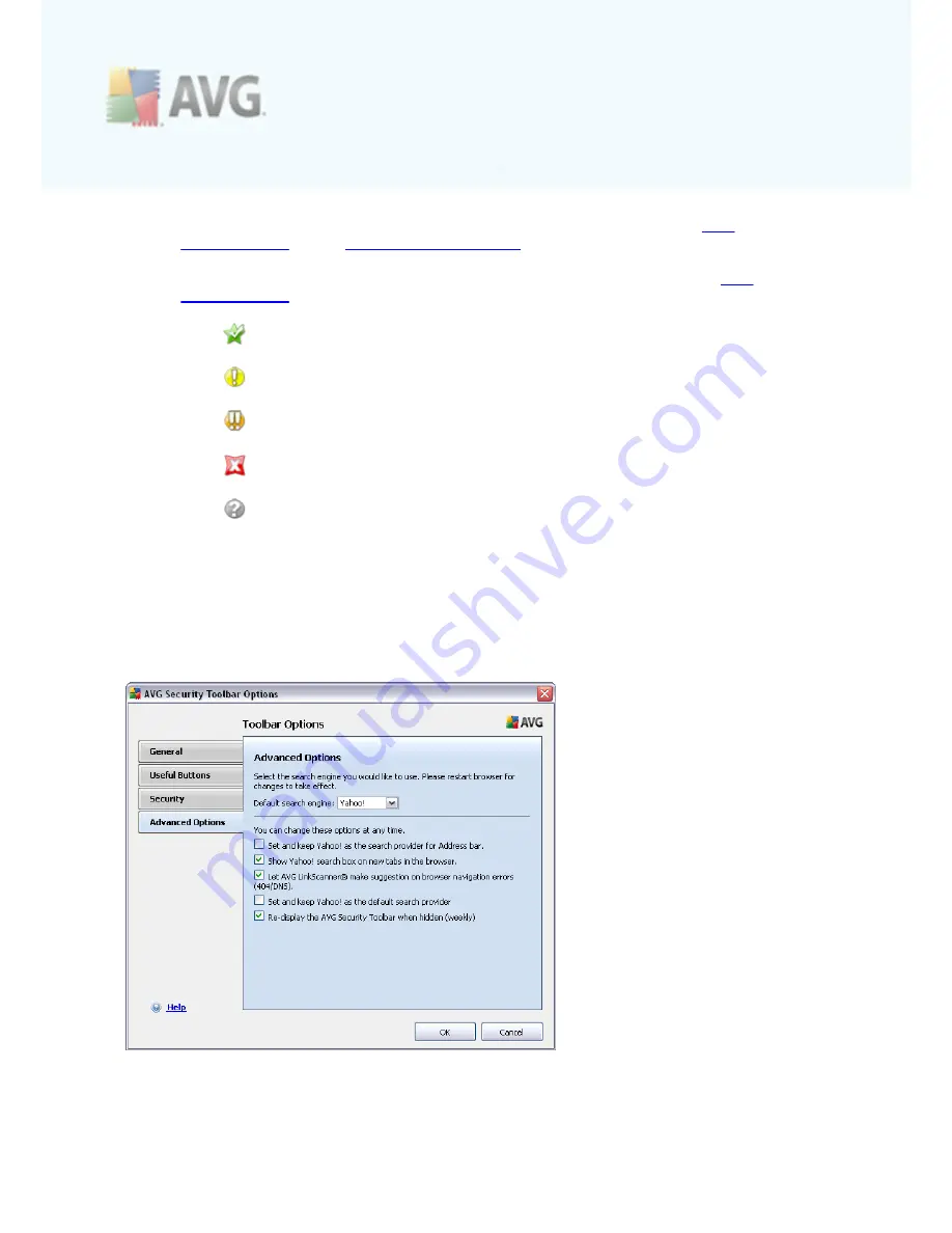 AVG LINKSCANNER User Manual Download Page 35