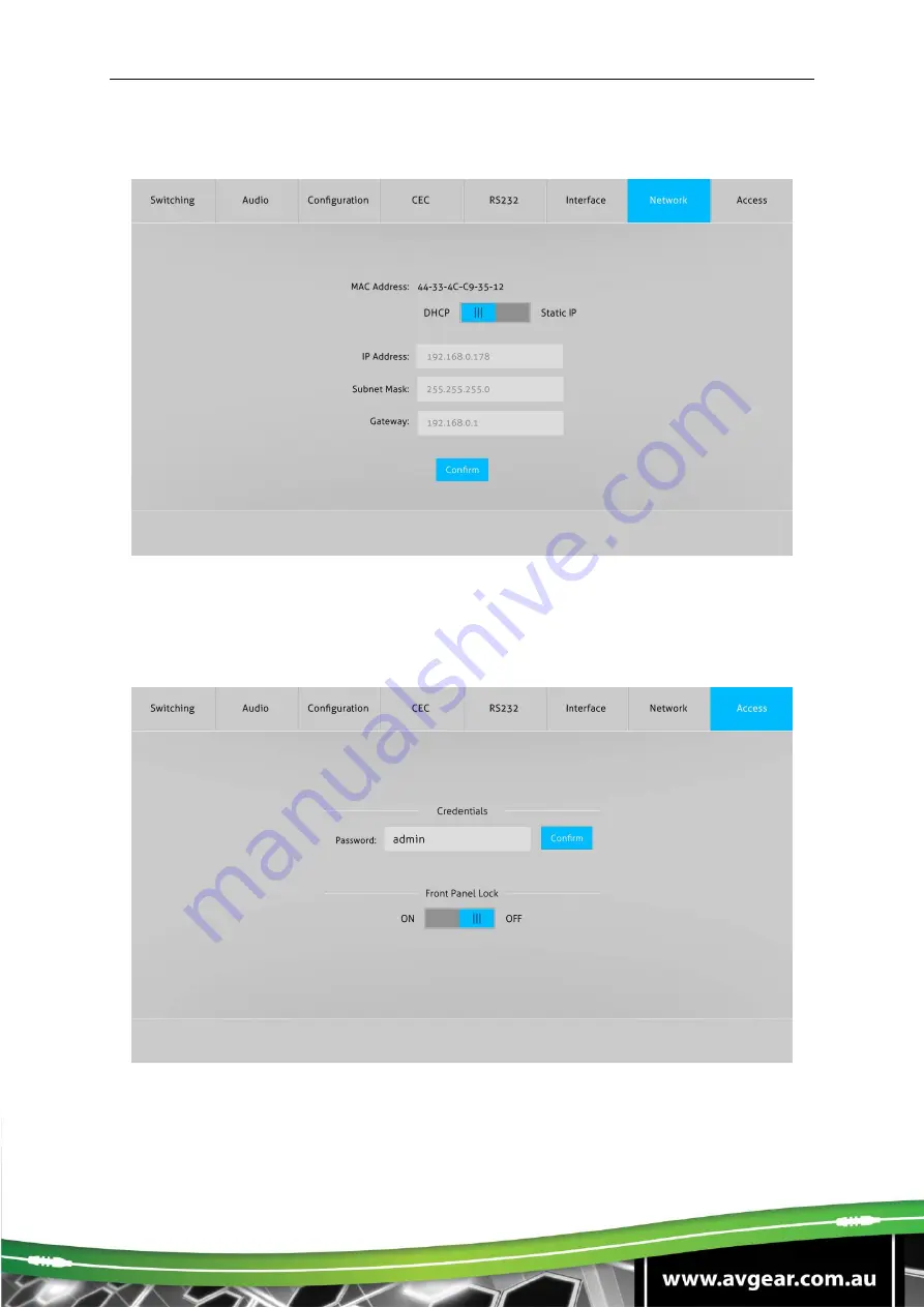 AVGear MHD4K-44 User Manual Download Page 20