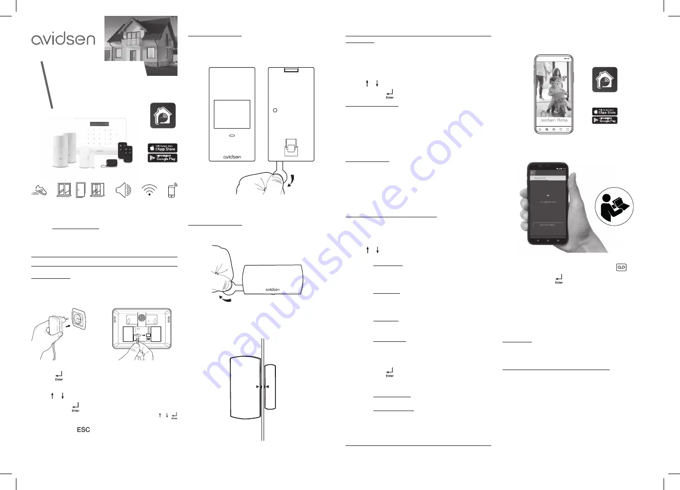 Avidsen HomeSecure 127055 Скачать руководство пользователя страница 1