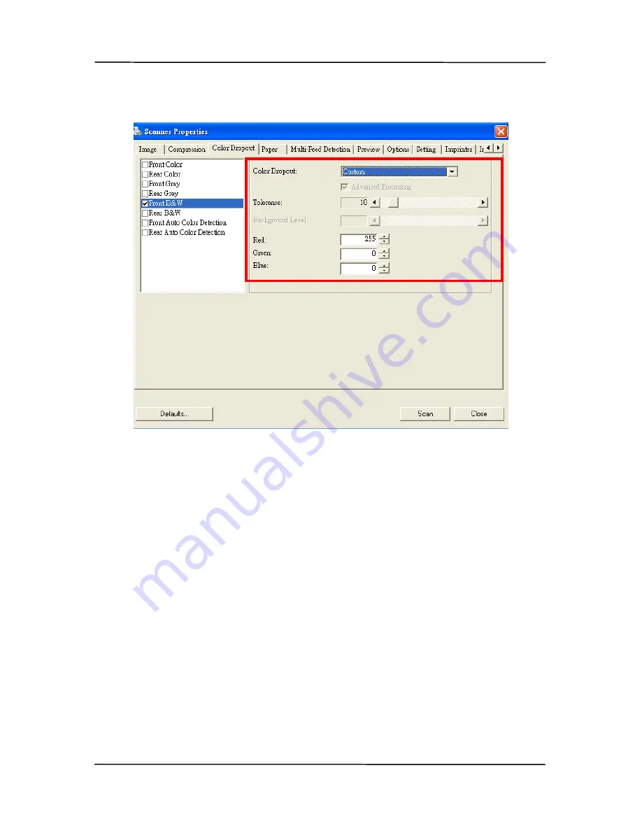 Avision DL-1101S User Manual Download Page 54