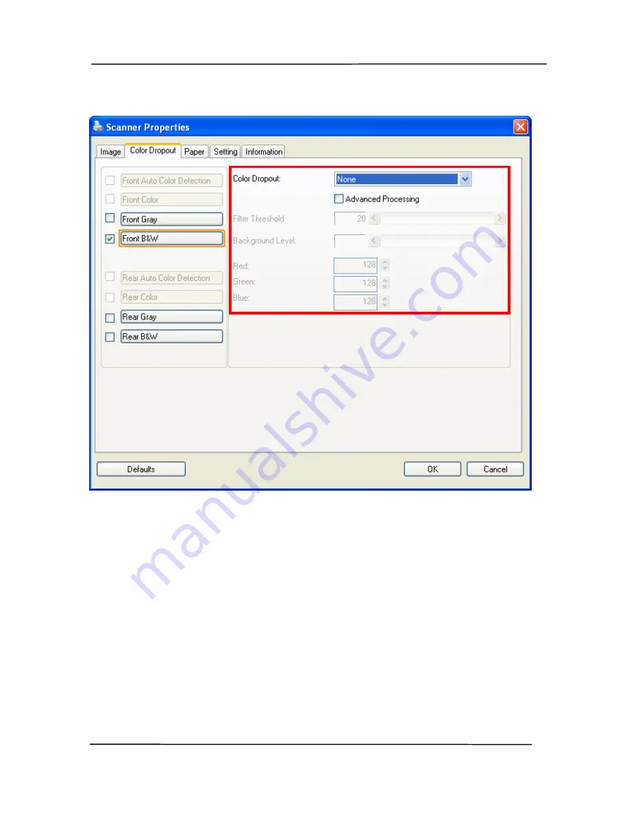 Avision FF-1301S User Manual Download Page 63