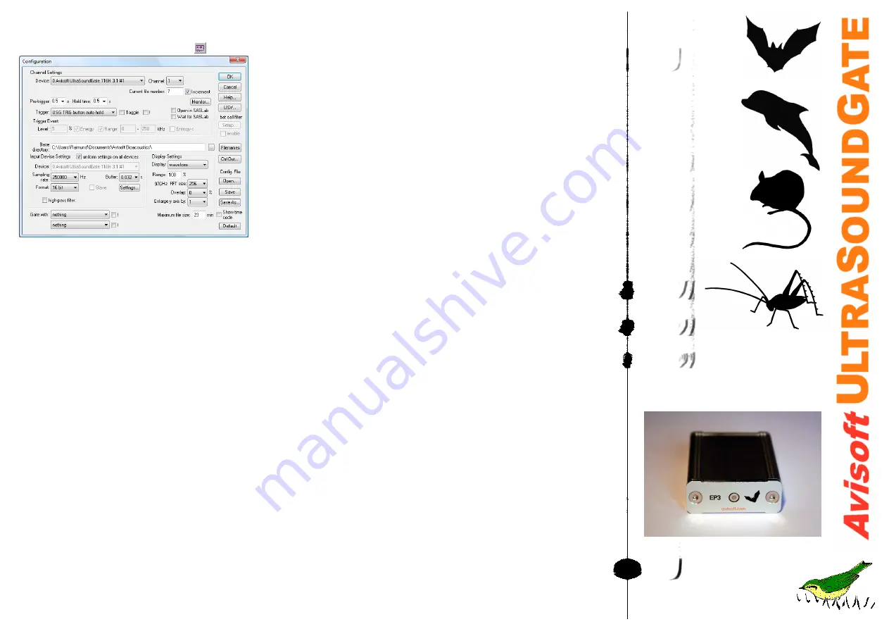 Avisoft UltraSoundGate 116Hnm User Manual Download Page 2