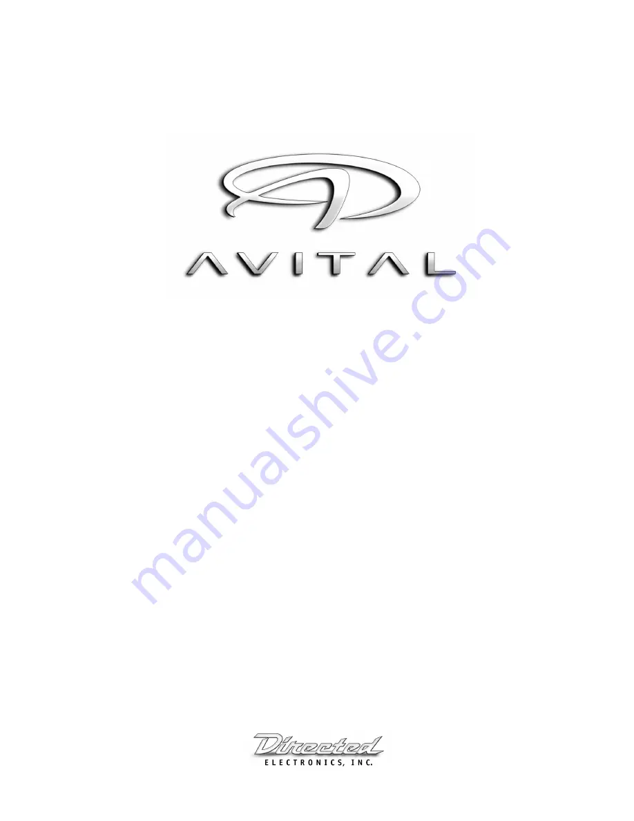 Avital AviStart 3200 Installation Manual Download Page 1