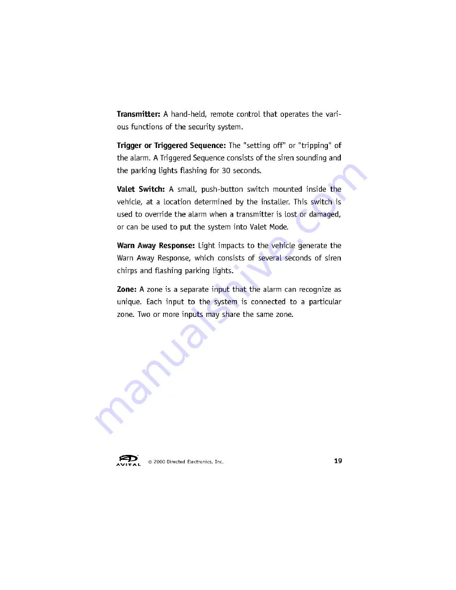 Avital Hurricane 3 Owner'S Manual Download Page 22