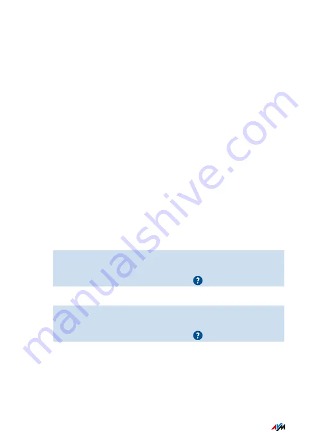 AVM FRITZ!Box 7530 Configuration And Operation Download Page 122