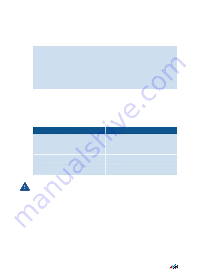 AVM FRITZ!Box 7530 Configuration And Operation Download Page 159