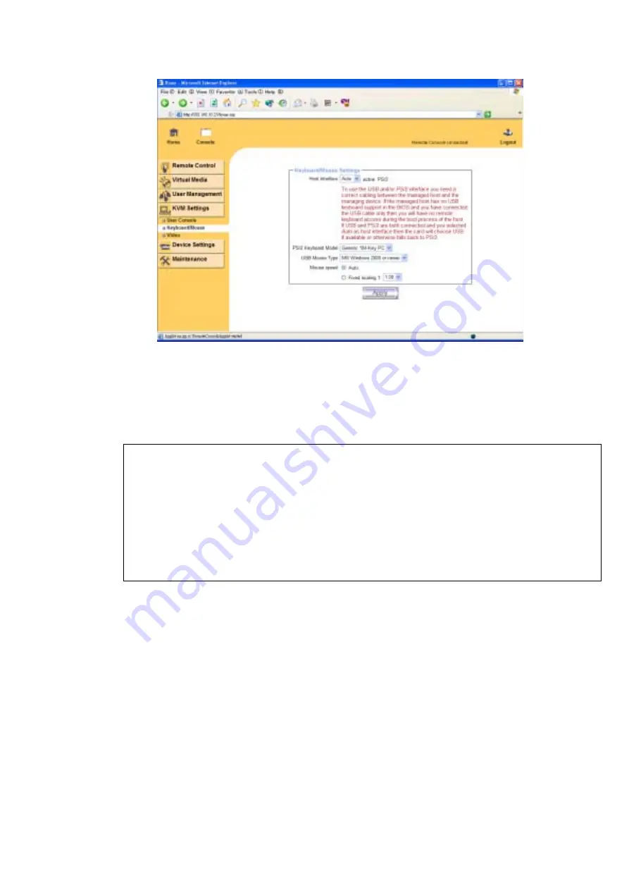 Avocent Single port KVM over IP switch User Manual Download Page 49