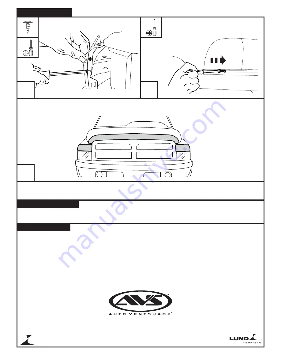 AVS Bugflector Скачать руководство пользователя страница 3