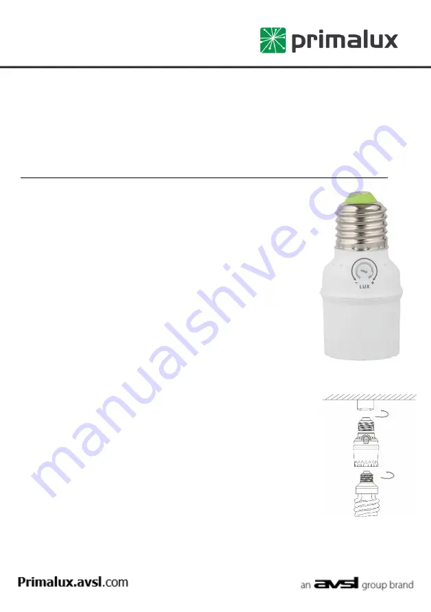Avsl Primalux Lux Скачать руководство пользователя страница 1