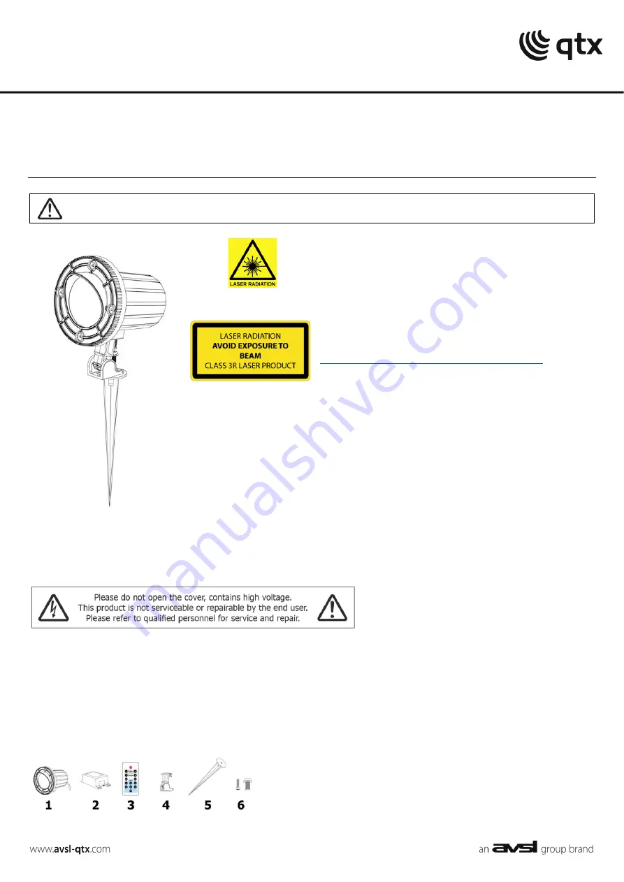 Avsl qtx 152.772UK User Manual Download Page 1