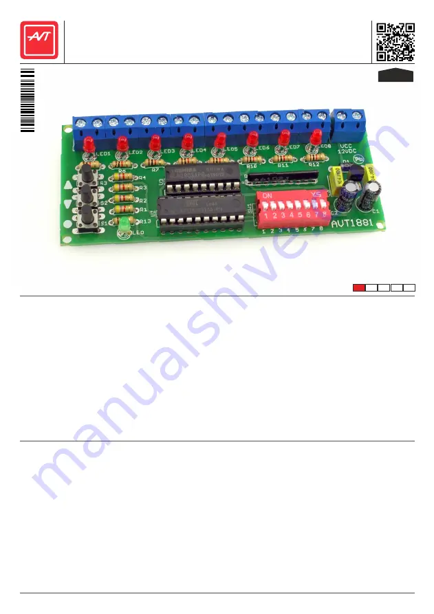 AVT 1881 Quick Start Manual Download Page 1