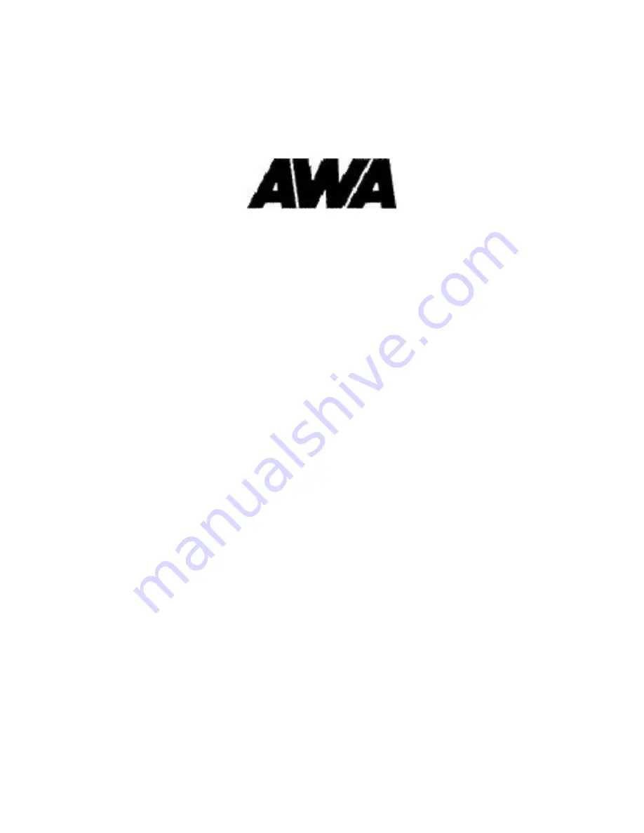 AWA DPRS100 User Manual Download Page 1