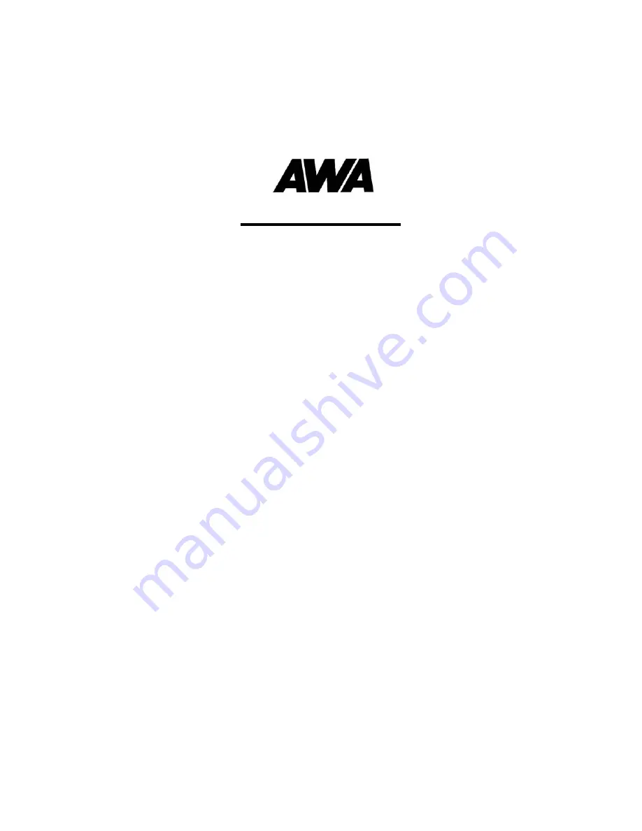 AWA HD 3388 User Manual Download Page 1