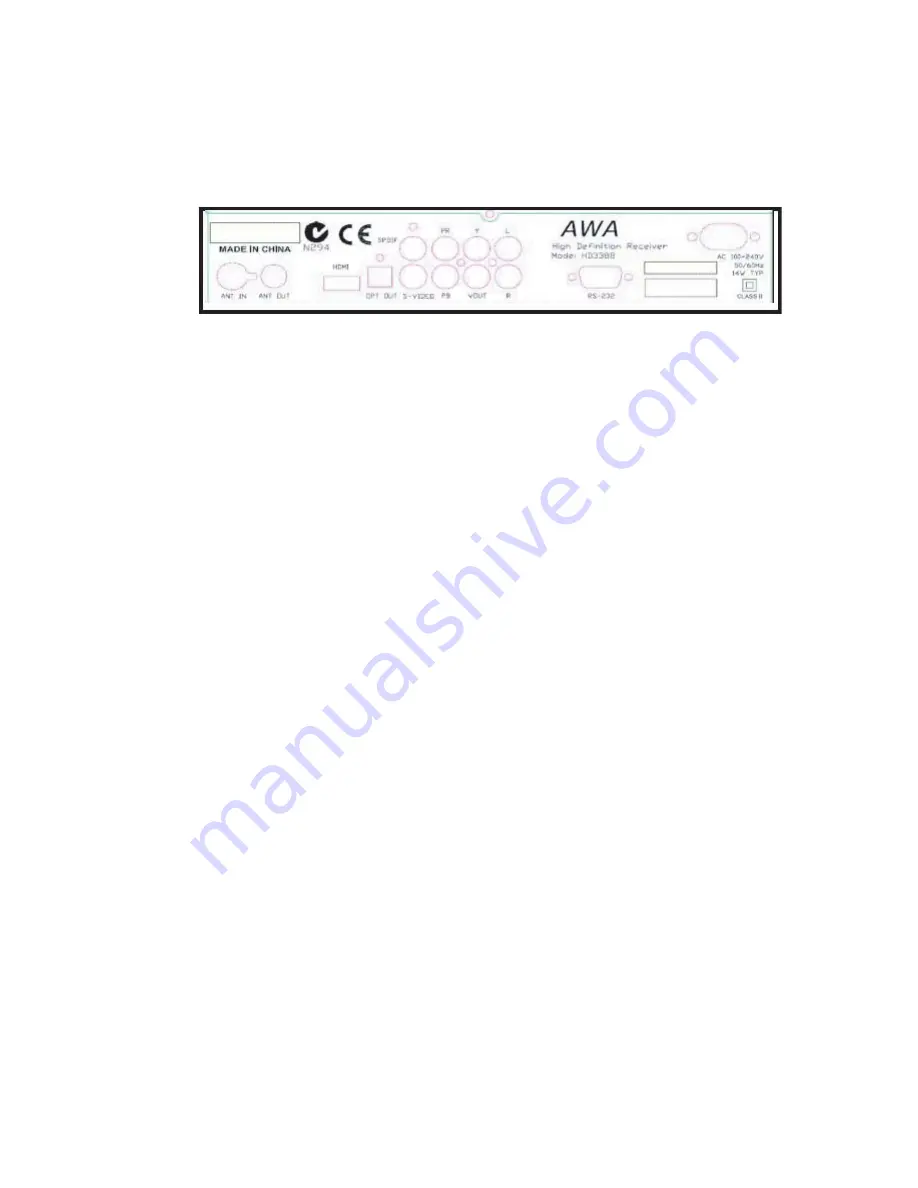 AWA HD 3388 User Manual Download Page 7