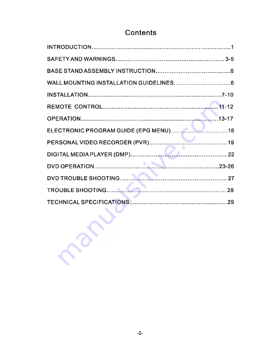 AWA MSDV3268-05-D0 User Manual Download Page 3